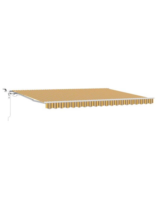 Sissetõmmatav varikatus mitmevärviline 450 × 300 cm