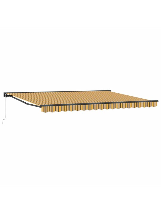 Sissetõmmatav varikatus mitmevärviline triip 450x300 cm