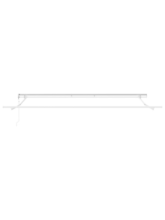 Sissetõmmatav varikatus 450 × 300 cm valge