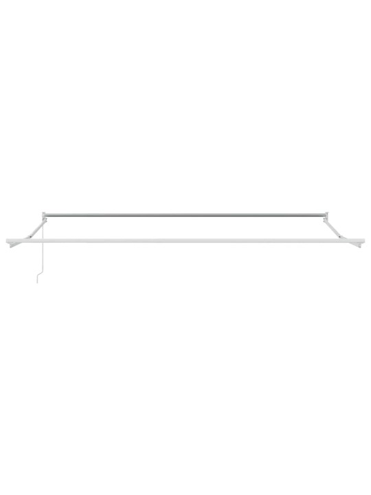 Varikatus valge 4,5 × 3 m polüester ja metall