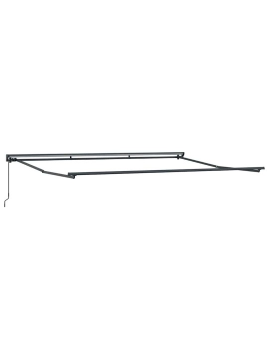 Sissetõmmatav varikatus valge 450x300 cm kangas