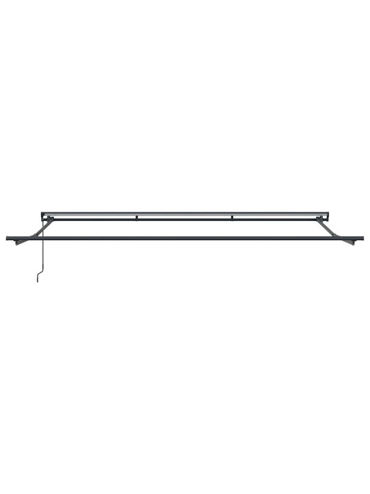 Sissetõmmatav varikatus valge 450x300 cm kangas