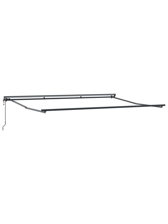 Sissetõmmatav varikatus valge 450x300 cm kangas