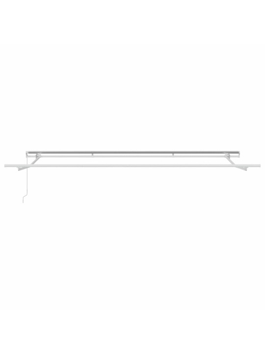 Varikatus punane 4,5 × 3,5 m polüester ja metall