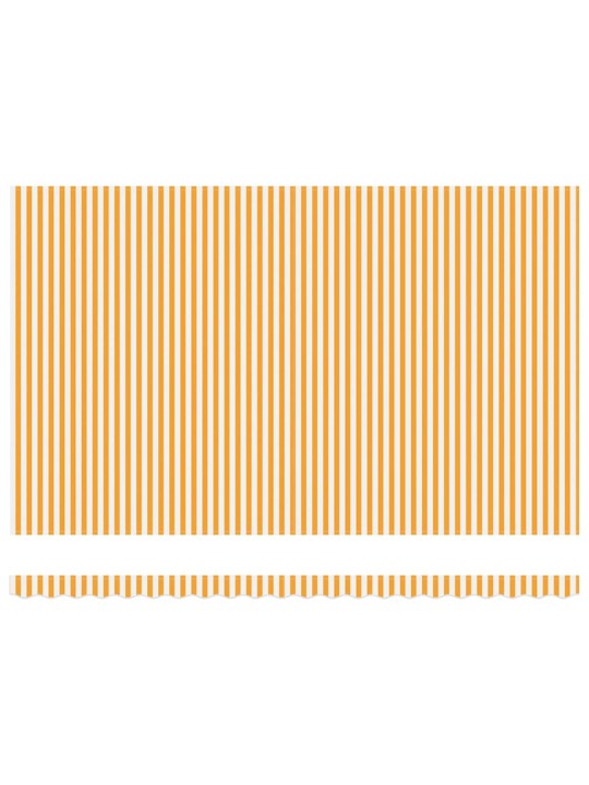 Sissetõmmatav varikatus oranž ja valge 500x300 cm kangas