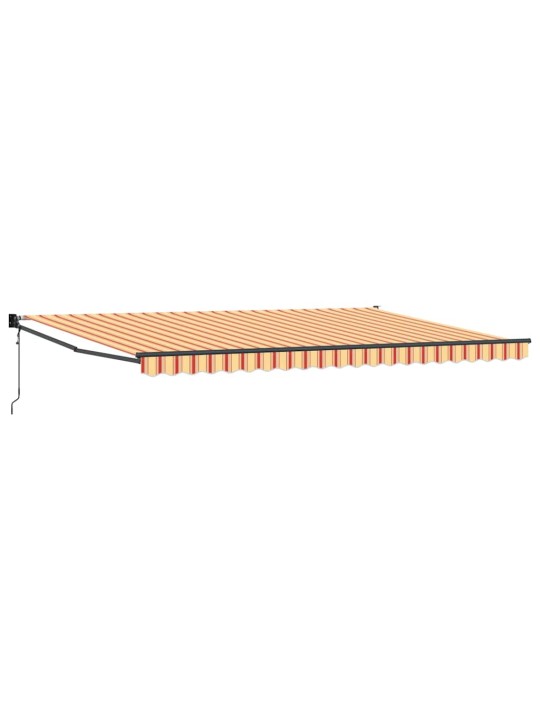 Sissetõmmatav varikatus cream 500 × 300 cm kangas, metall