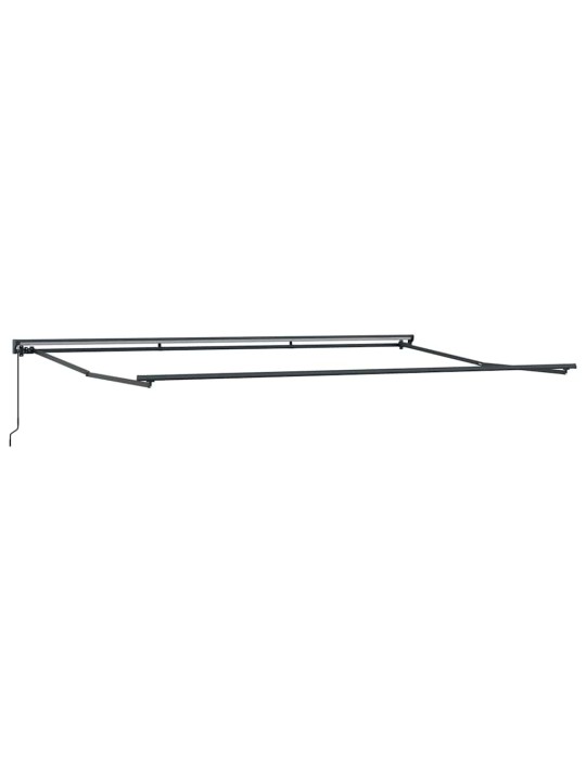 Sissetõmmatav varikatus mitmevärviline triip 500x300 cm