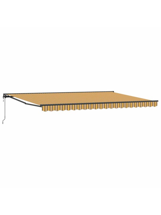 Sissetõmmatav varikatus mitmevärviline triip 500x300 cm