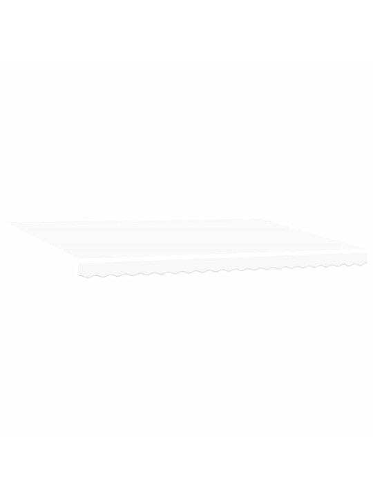 Varikatus manuaalne valge 500 × 300 cm kangas