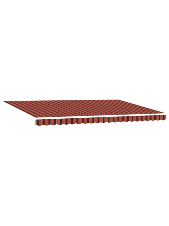 Sissetõmmatav varikatus with 500 × 350 cm oranž ja pruun