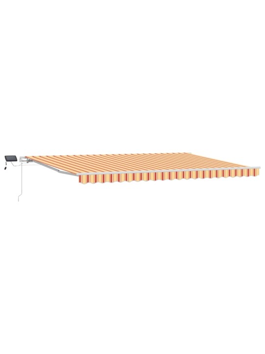 Sissetõmmatav varikatus with 500 × 350 cm kollane ja oranž