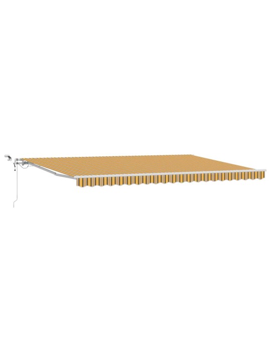 Sissetõmmatav varikatus mitmevärviline 500 × 350 cm