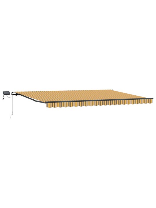 Sissetõmmatav varikatus mitmevärviline 500 × 350 cm kangas