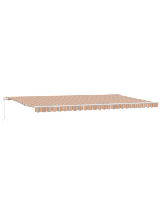 Sissetõmmatav varikatus striped mitmevärviline 600 × 300 cm