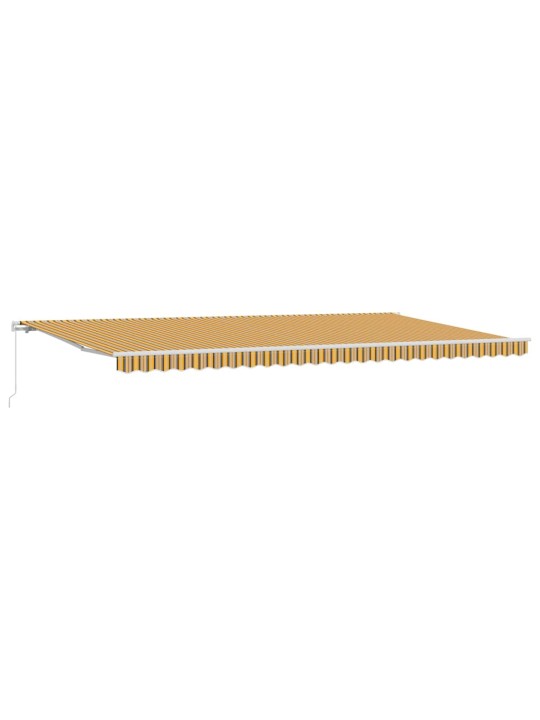 Sissetõmmatav varikatus striped mitmevärviline 600 × 300 cm