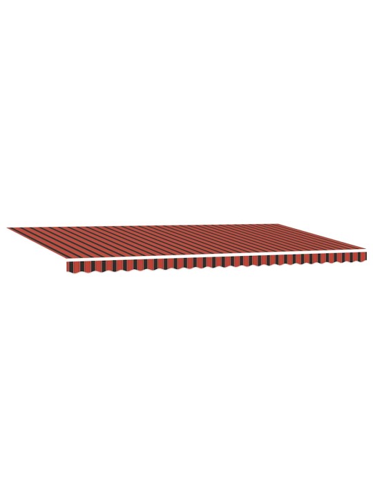 Sissetõmmatav varikatus with 600 × 350 cm oranž ja pruun