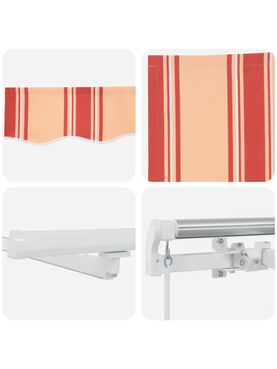 Sissetõmmatav varikatus with 600 × 350 cm kollane ja oranž