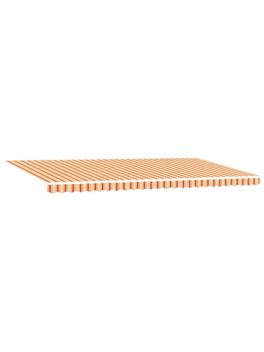 Sissetõmmatav varikatus with 600 × 350 cm kollane ja oranž