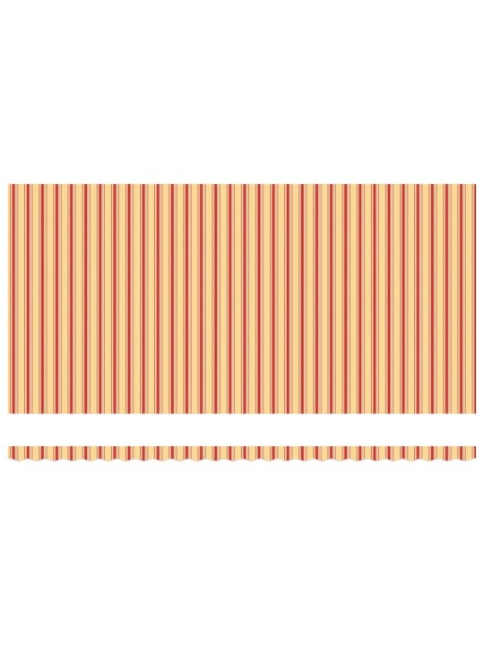 Sissetõmmatav varikatus with 600 × 350 cm kollane ja oranž