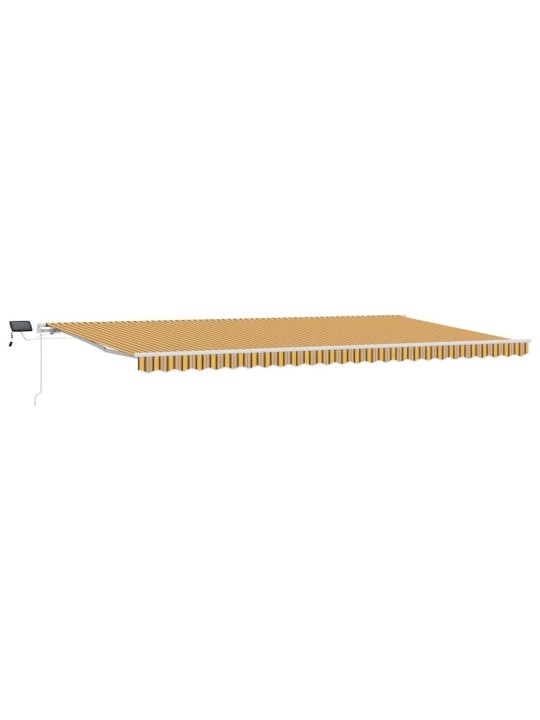 Sissetõmmatav varikatus with 600 × 350 cm mitmevärviline