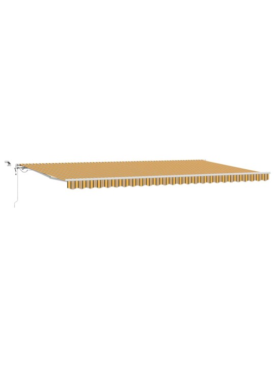 Sissetõmmatav varikatus mitmevärviline 600 × 350 cm