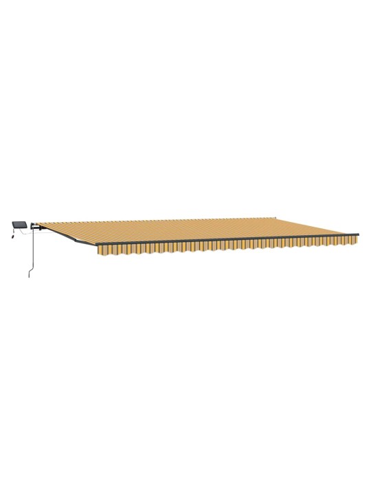 Sissetõmmatav varikatus mitmevärviline 600 × 350 cm kangas