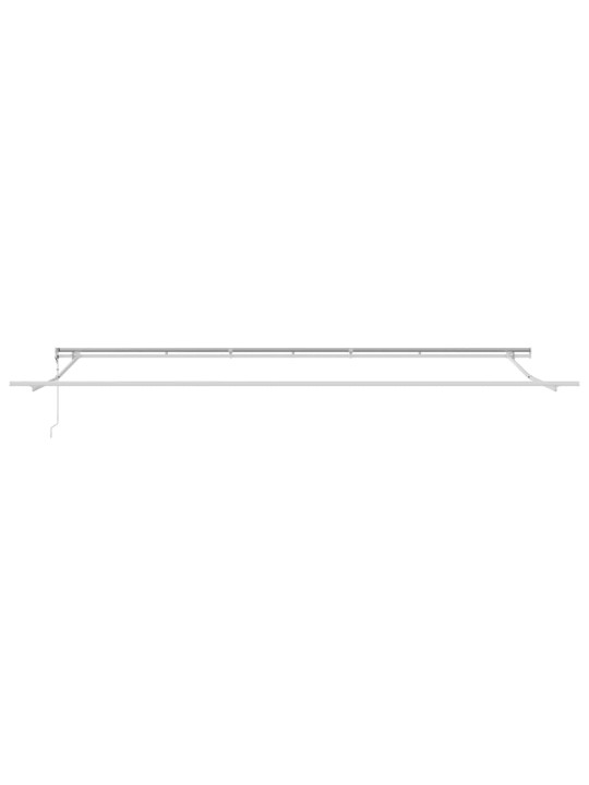 Sissetõmmatav varikatus 600 × 350 cm valge