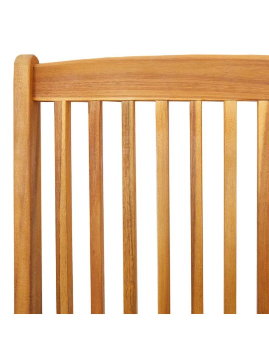 Kokkupandav tool 6 tk valge 49 x 57.5 x 92cm akaatsiapuit