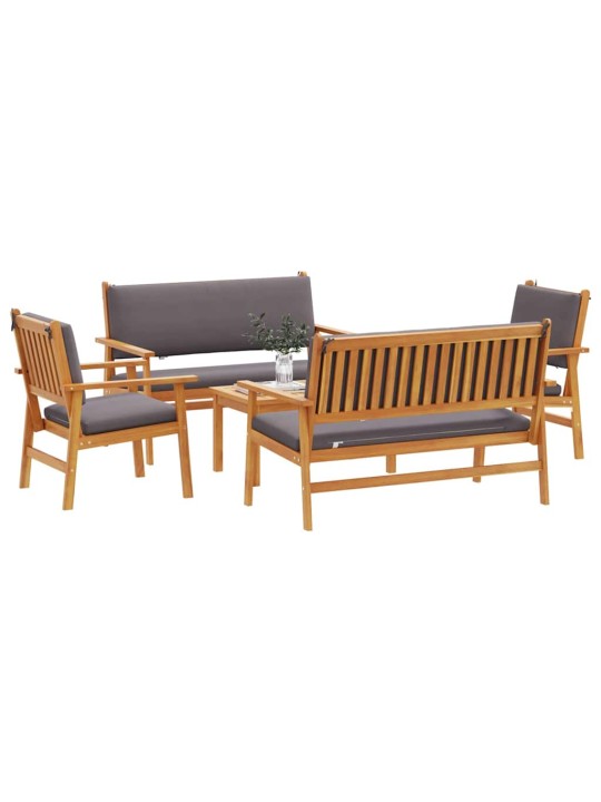Aia diivanikomplekt 5 tk pruun 75 x 45 x 38 cm akaatsiapuit