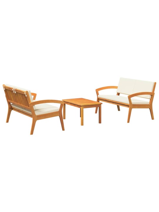 Bistrokomplekt 3 tk pruun 75 x 45 x 38 cm akaatsiapuit