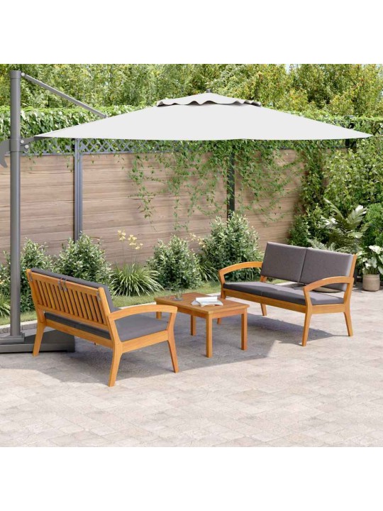 Bistrokomplekt 3 tk pruun 75 x 45 x 38 cm akaatsiapuit