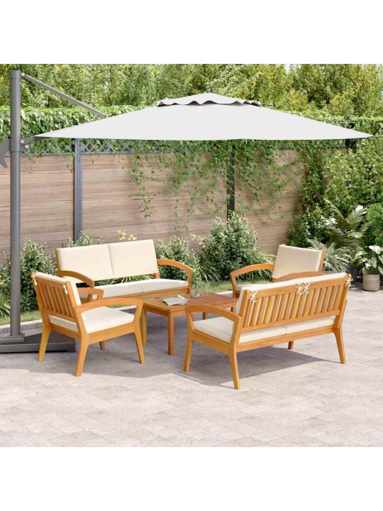 Bistrokomplekt 5 tk pruun 75 x 45 x 38 cm akaatsiapuit