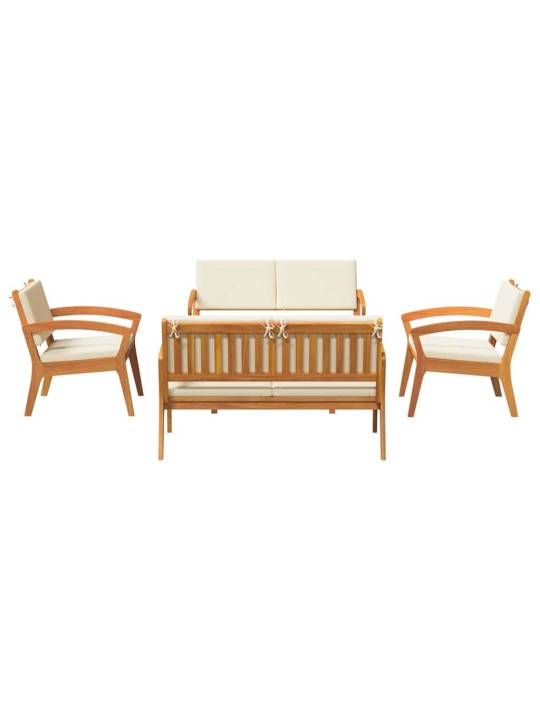 Bistrokomplekt 5 tk pruun 75 x 45 x 38 cm akaatsiapuit