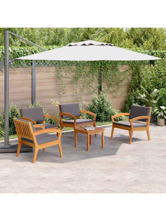 Bistrokomplekt 5 tk pruun 45 x 45 x 38 cm akaatsiapuit