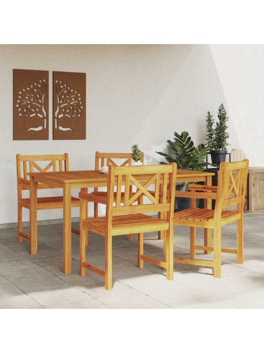 Aia tool 4 tk pruun 56 x 56 x 90 cm akaatsiapuit