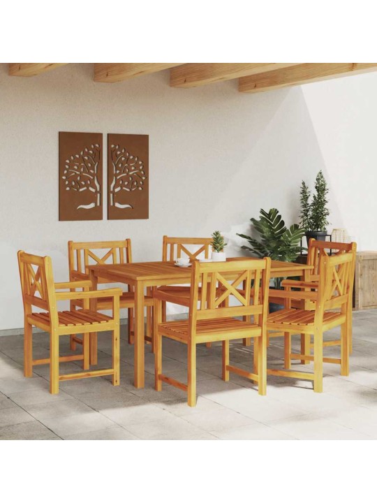 Aia tool 6 tk pruun 56 x 56 x 90 cm akaatsiapuit