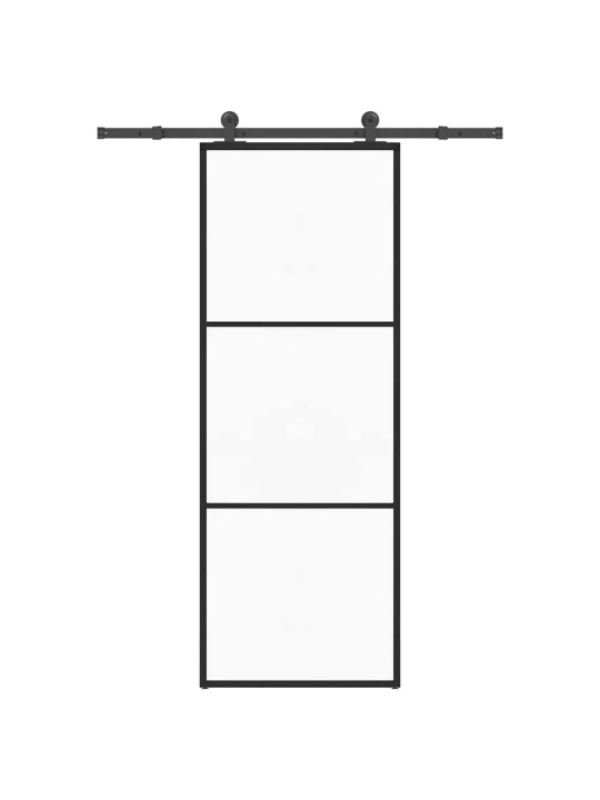 Liuguks koos tarvikutega, 76 x 205 cm, esg-klaas ja alumiinium