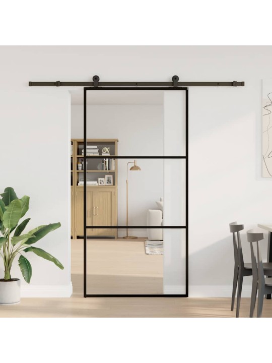 Lükanduks koos riistvara komplektiga 102x205 cm esg klaas