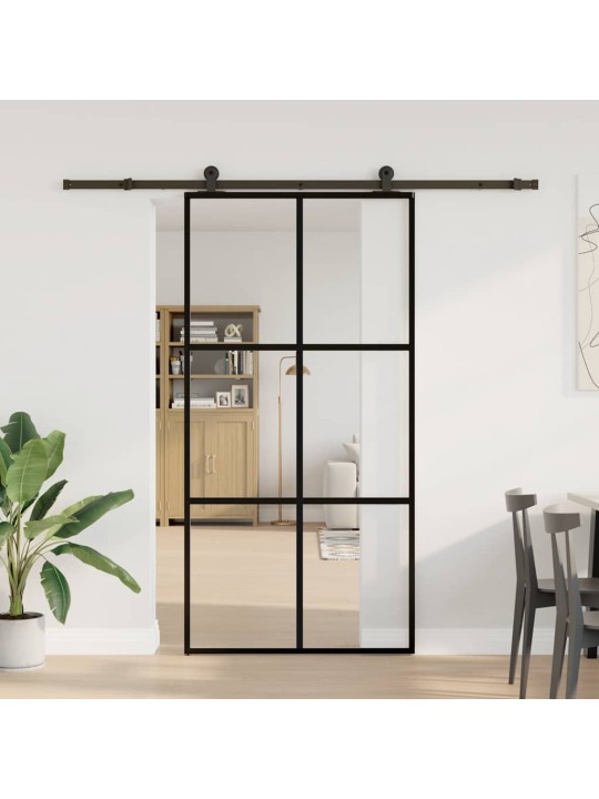 Lükanduks koos riistvara komplektiga 102x205 cm esg klaas