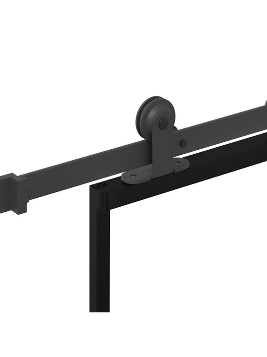 Liuguks koos tarvikutega, 76 x 205 cm, esg-klaas ja alumiinium