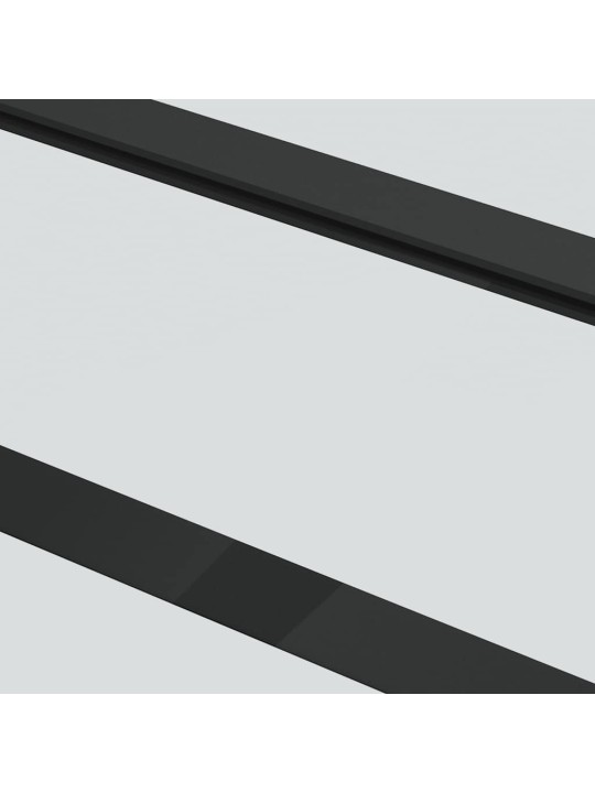 Liuguks koos tarvikutega, 76 x 205 cm, esg-klaas ja alumiinium