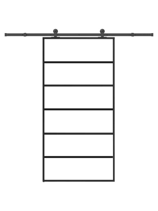 Lükanduks koos riistvara komplektiga 102x205 cm esg klaas