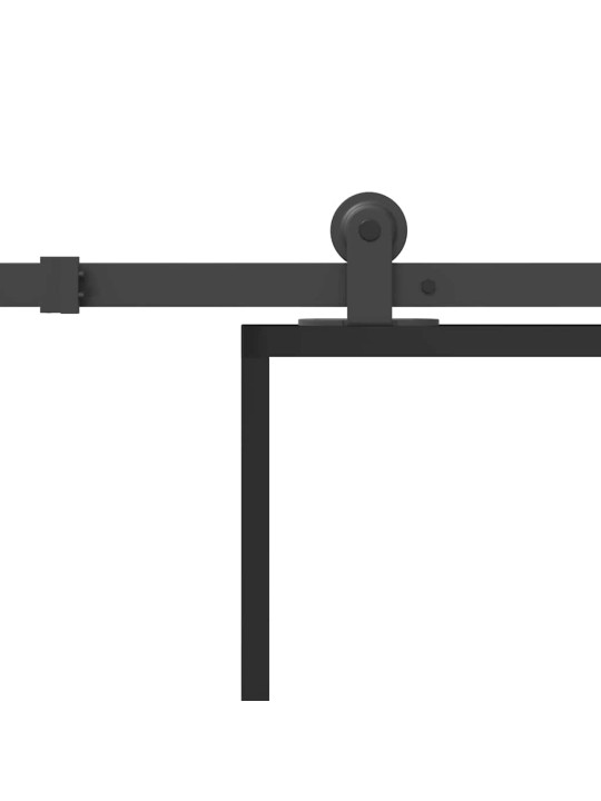 Liuguks koos tarvikutega, 76 x 205 cm, esg-klaas ja alumiinium