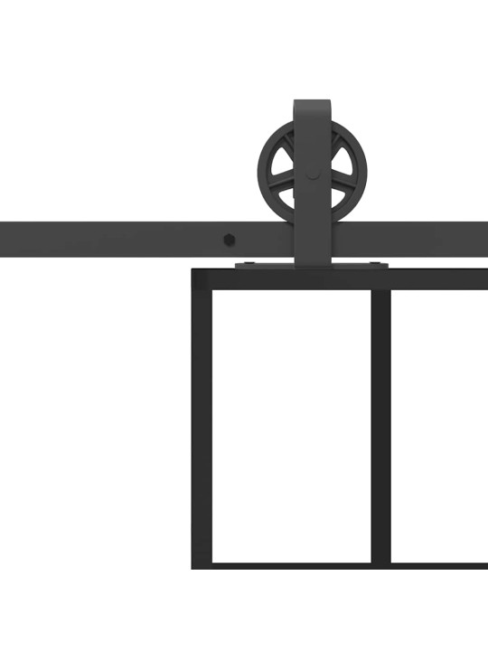 Liuguks koos tarvikutega, 76 x 205 cm, esg-klaas ja alumiinium