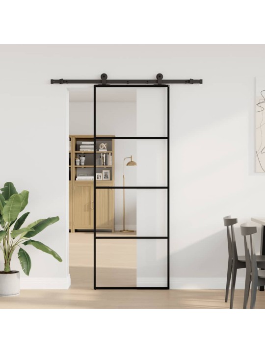 Liuguks koos tarvikutega, 76 x 205 cm, esg-klaas ja alumiinium