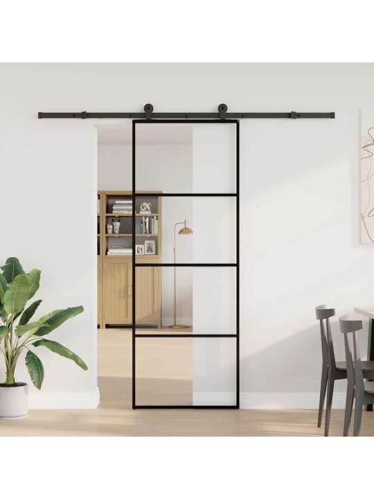 Liuguks koos tarvikutega, 76 x 205 cm, esg-klaas ja alumiinium