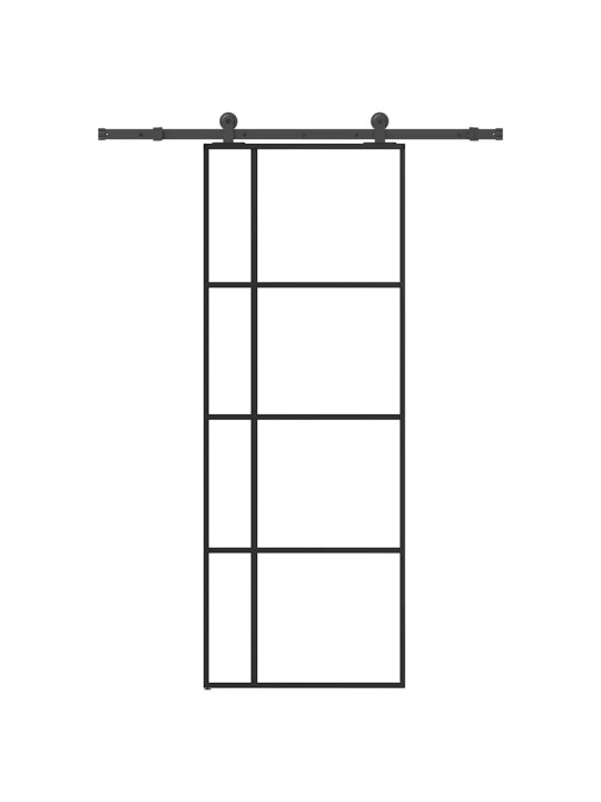 Liuguks koos tarvikutega, 76 x 205 cm, esg-klaas ja alumiinium