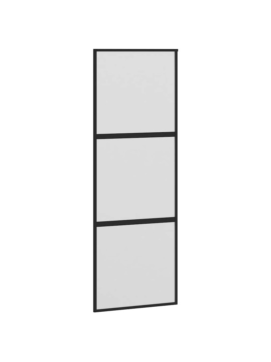 Lükanduks koos riistvara komplektiga 76x205 cm karastatud klaas