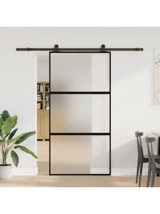 Lükanduks riistvara komplektiga 102,5x205 cm karastatud klaas