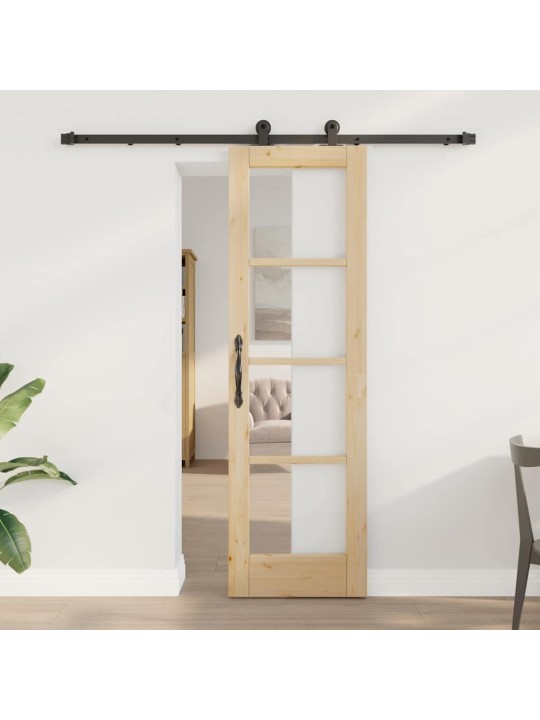 Liuguks pruun 61 x 198.5 cm puit ja metall
